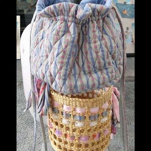 Love shack fancy bucket bag